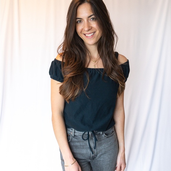 Madewell off the shoulder top - Picture 5 of 6